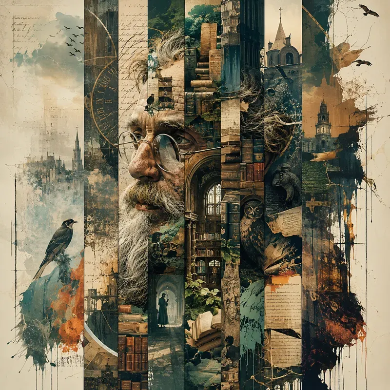 Fragmented Identity Collage Art Packs