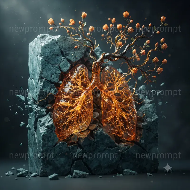 Surreal Organic Stone Burst Art