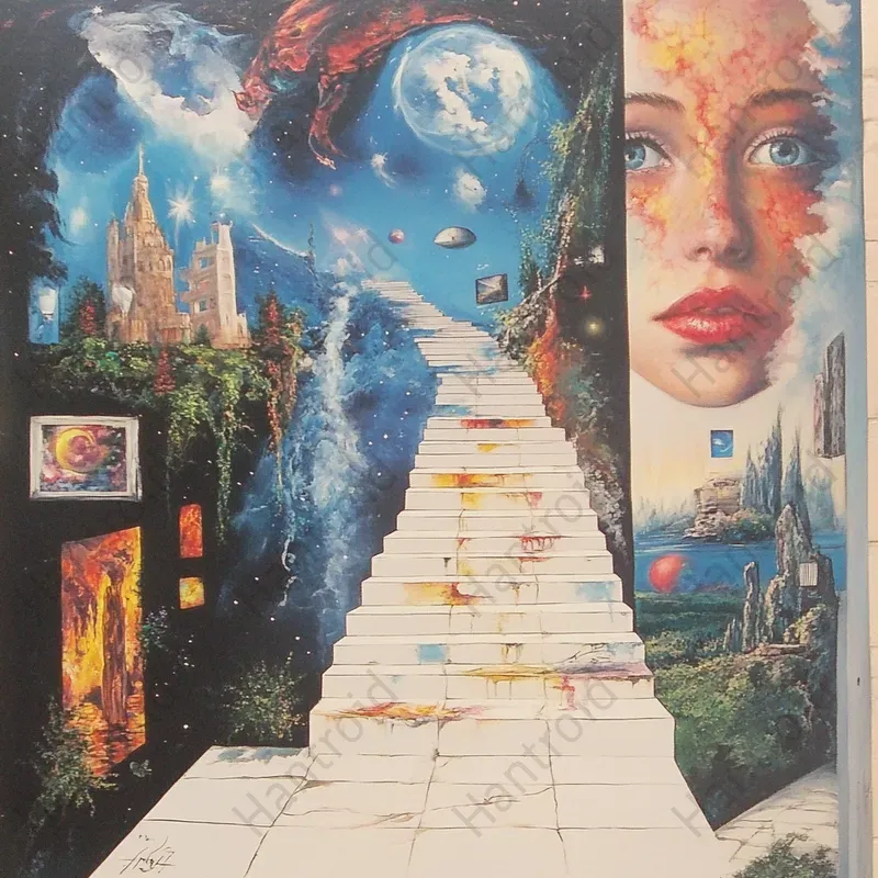 Surreal Art With Abstract Faces