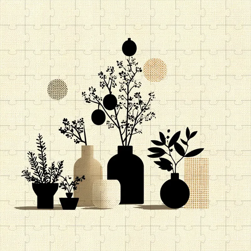 Ink Folk Minimal Cozy Cute Art