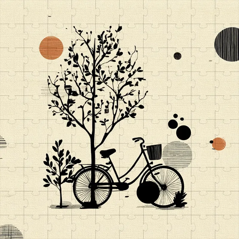 Ink Folk Minimal Cozy Cute Art