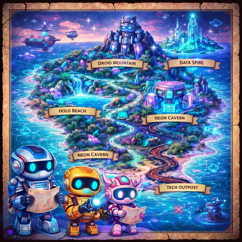 Fantasy Treasure Island Map Generator