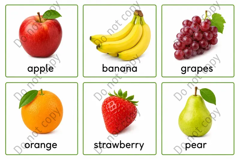 Montessori Picture Word Cards