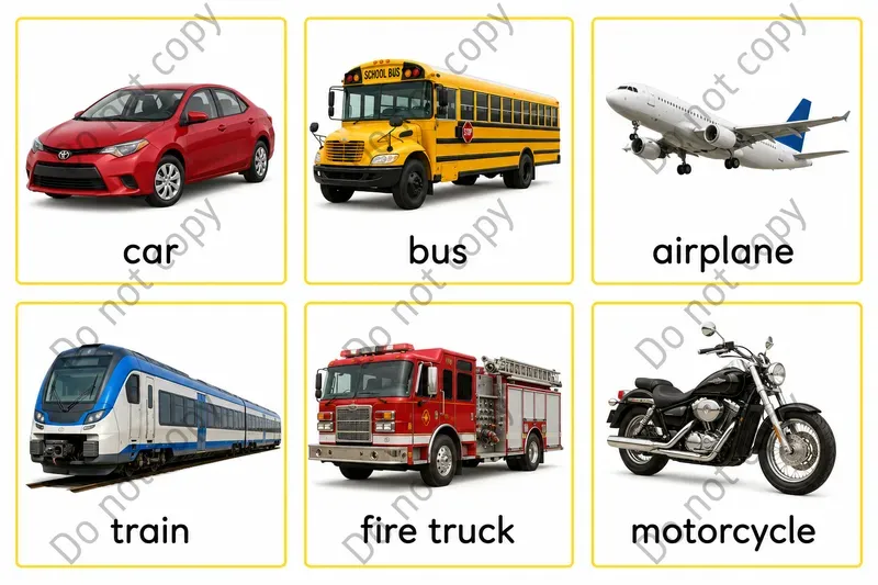 Montessori Picture Word Cards
