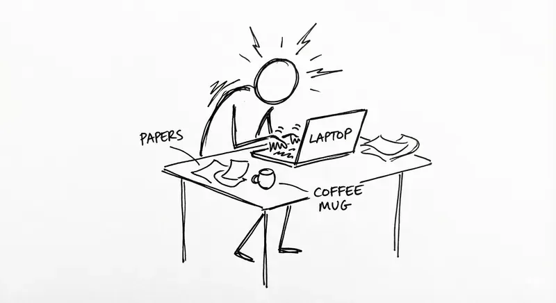 Minimalist Stick Figure Doodles