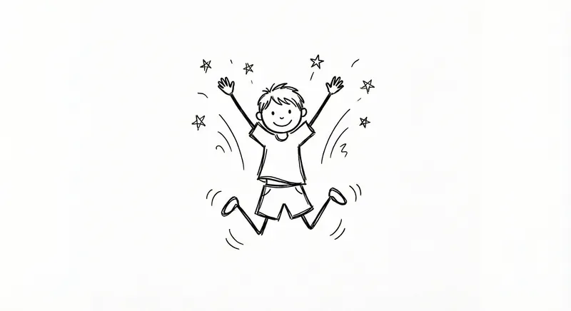 Minimalist Stick Figure Doodles