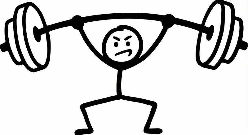 Minimalist Stick Figure Doodles