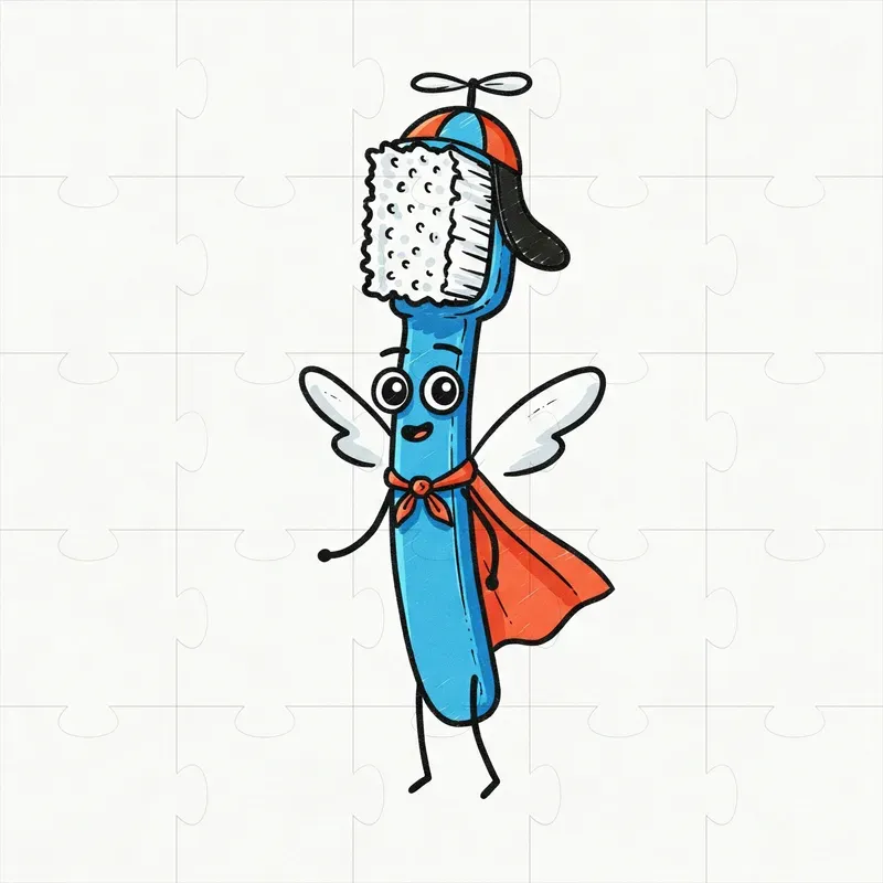 Childlike Crayon Sketch Characters