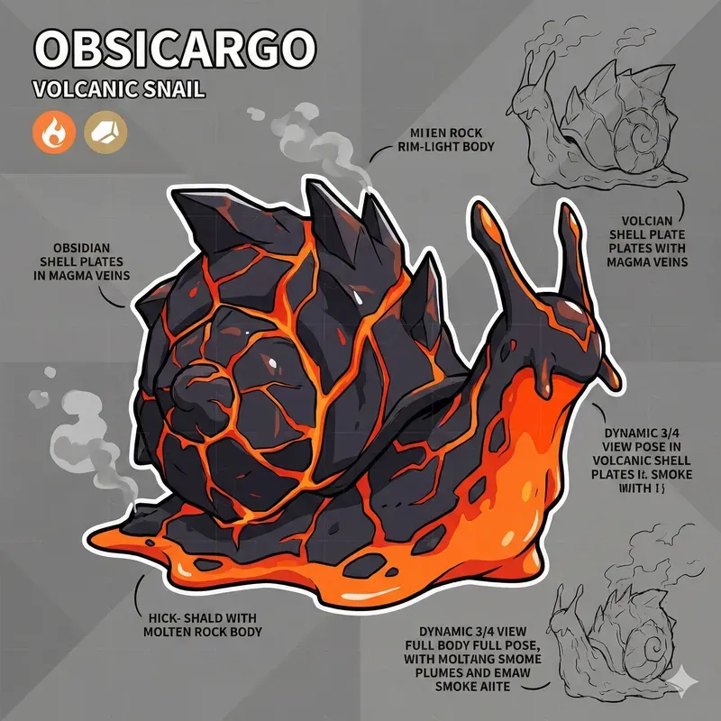 Concept Art Of Fakemon Creatures