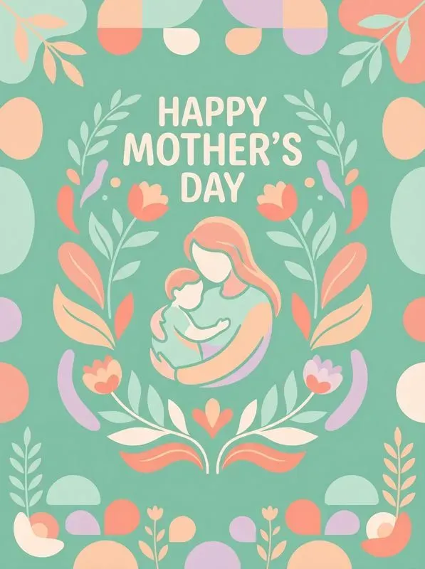 Flat Mothers Day Poster Generator