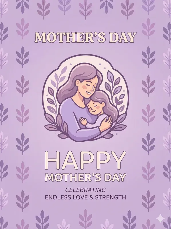Flat Mothers Day Poster Generator