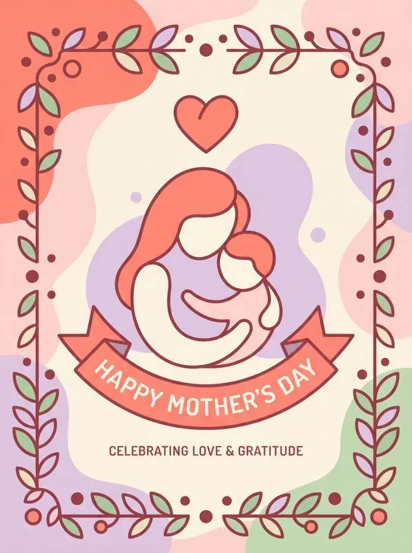 Flat Mothers Day Poster Generator