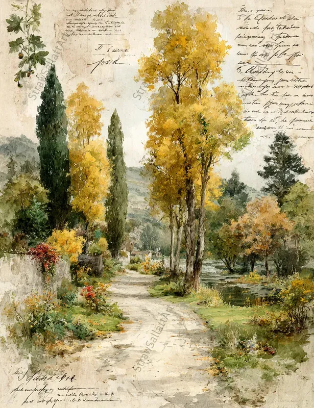 Vintage Autumn Junk Journal Ephemera