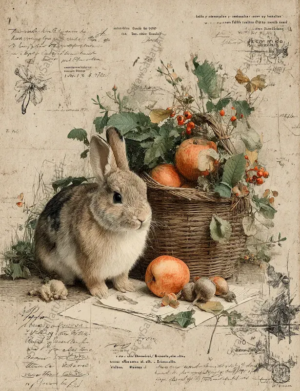 Vintage Autumn Junk Journal Ephemera