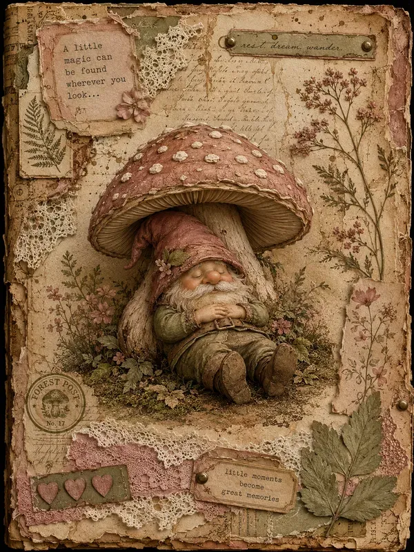 Vintage Fairytale Junk Journal Makers