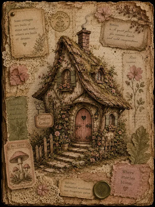 Vintage Fairytale Junk Journal Makers
