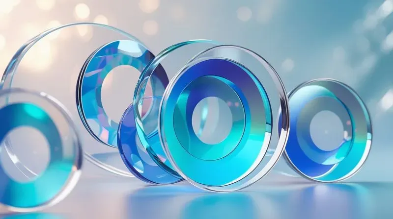 3D Premium Glass Shapes UI UX Backgrounds