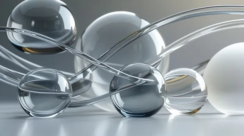 3D Premium Glass Shapes UI UX Backgrounds
