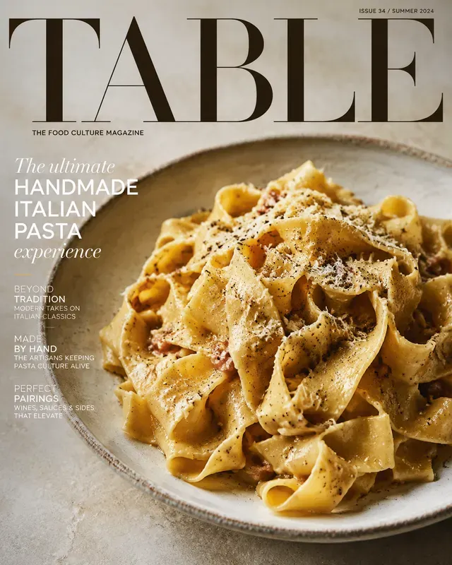 Modern Food Editorial Covers