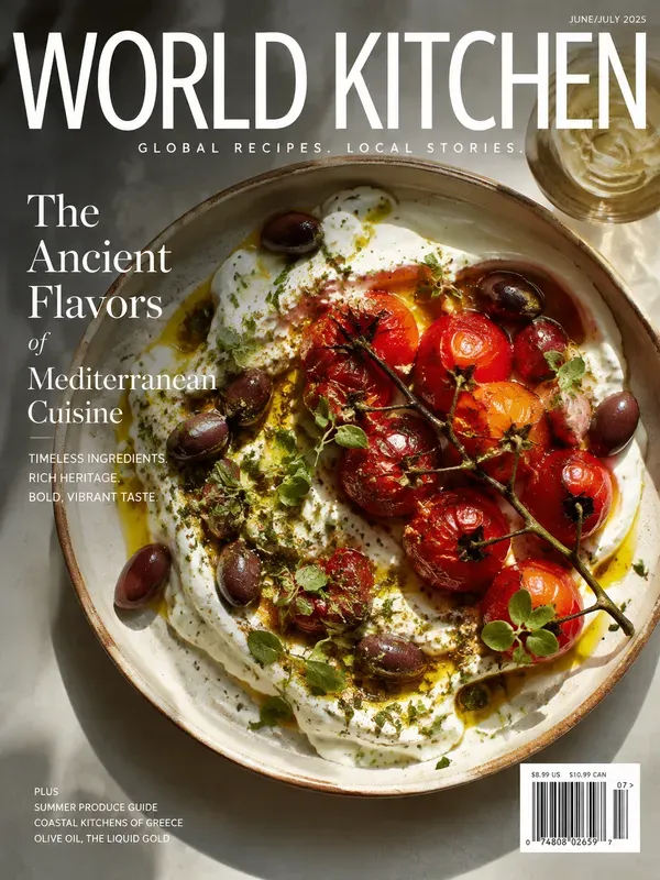 Modern Food Editorial Covers