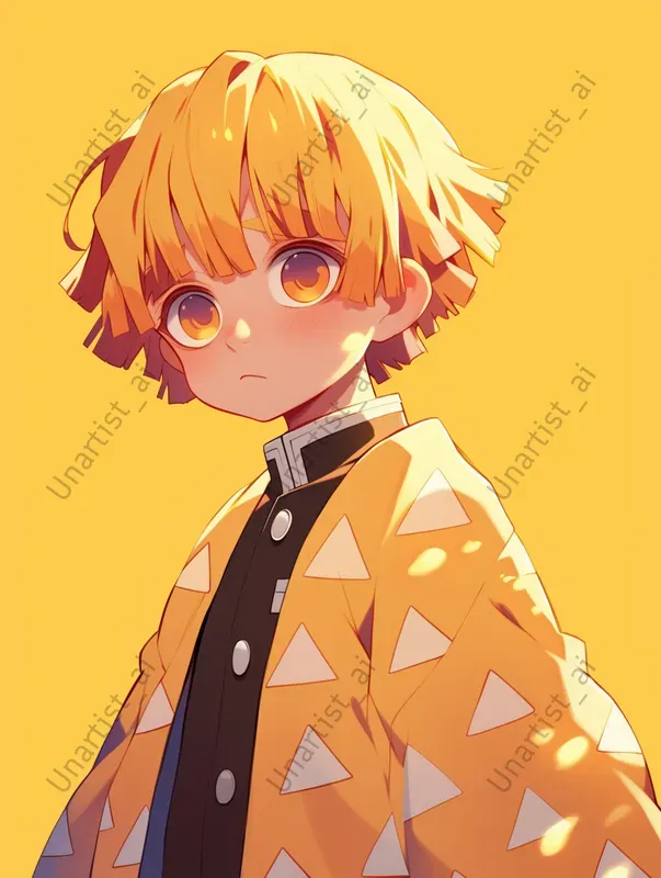 Demon Slayer Cartoon Kawaii Characters