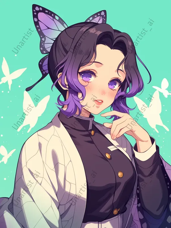Demon Slayer Cartoon Kawaii Characters