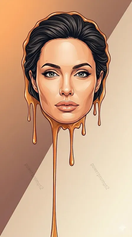 Melting Celebrity Portraits