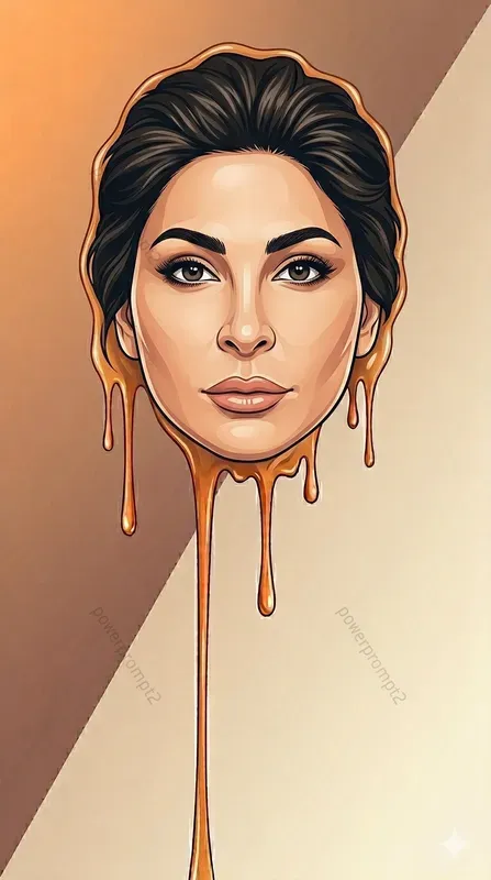 Melting Celebrity Portraits