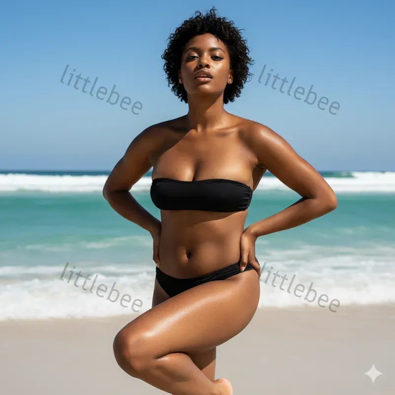 Fullbody Beach Selfies Young Models