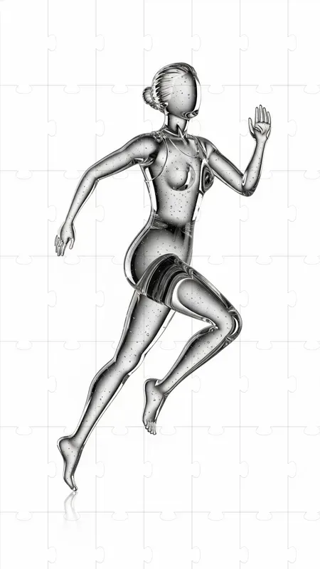 Volcanic Glass Figures In Motion