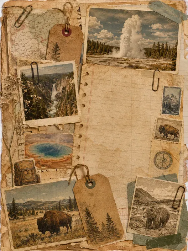 Road Trip Junk Journal Pages