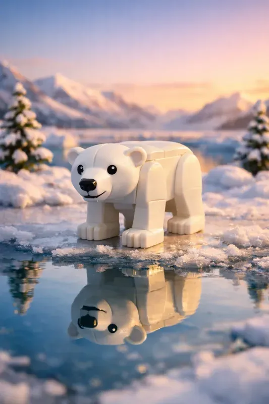 Realistic Lego Animals Ecosystems