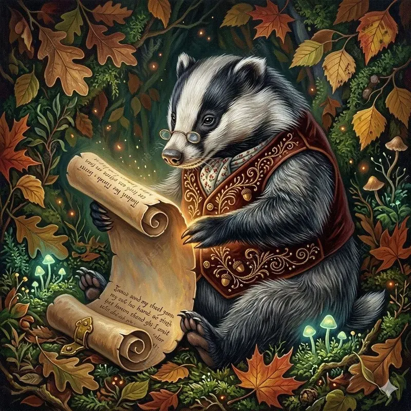 Whimsical Folklore Character Art