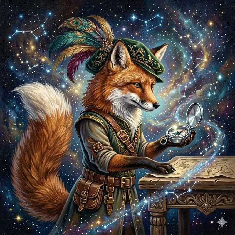 Whimsical Folklore Character Art