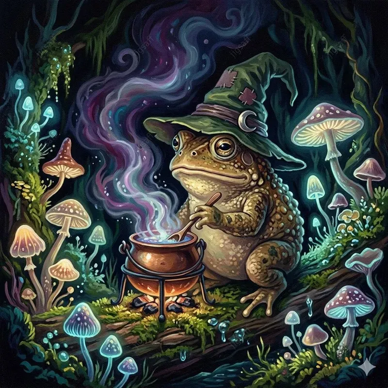 Whimsical Folklore Character Art