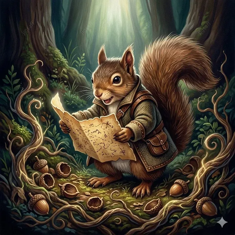 Whimsical Folklore Character Art