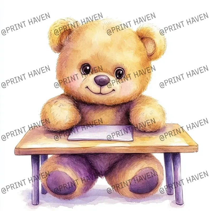 Back To School Adorable Violet Clipart
