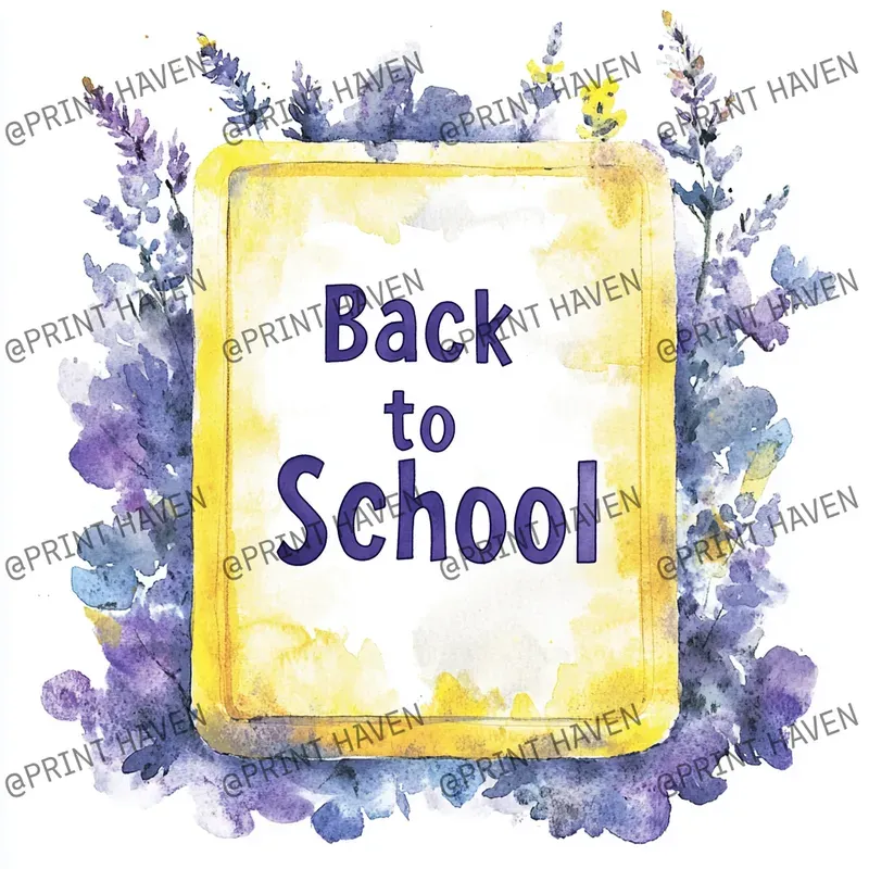 Back To School Adorable Violet Clipart