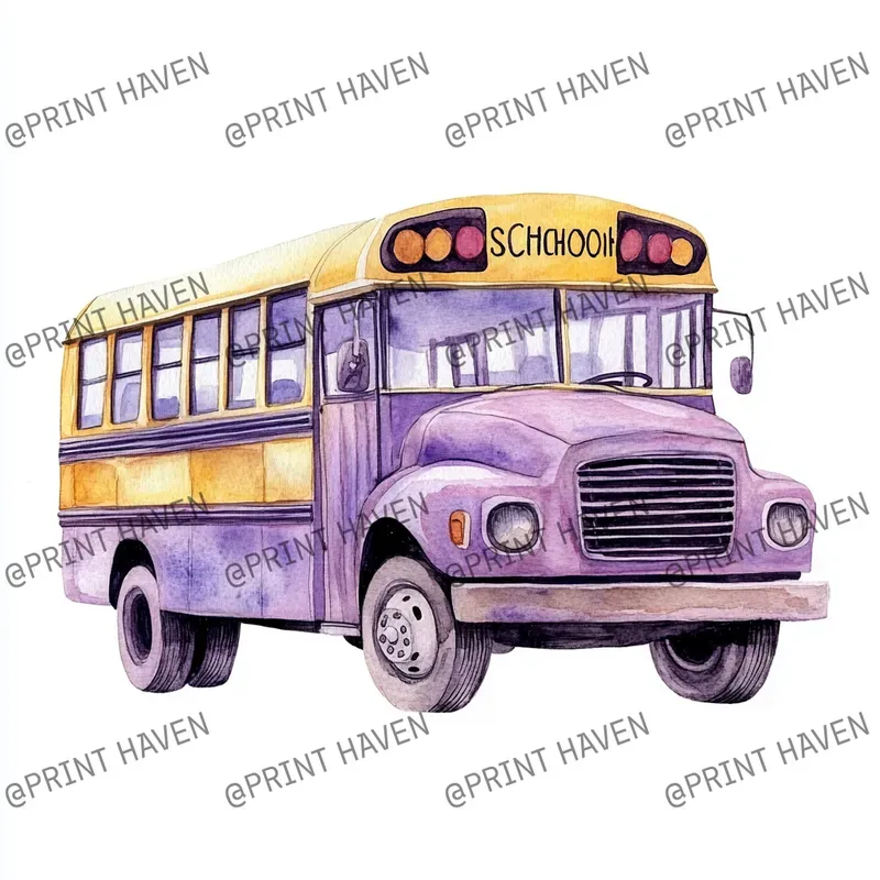 Back To School Adorable Violet Clipart
