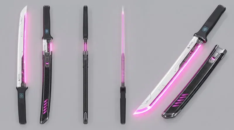 Legendary Weapon Prop Turnaround Sheets