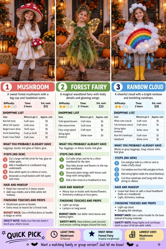 Homemade Kids Halloween Costumes