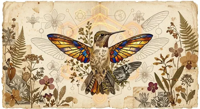 Surreal Vintage Specimen Collage Art
