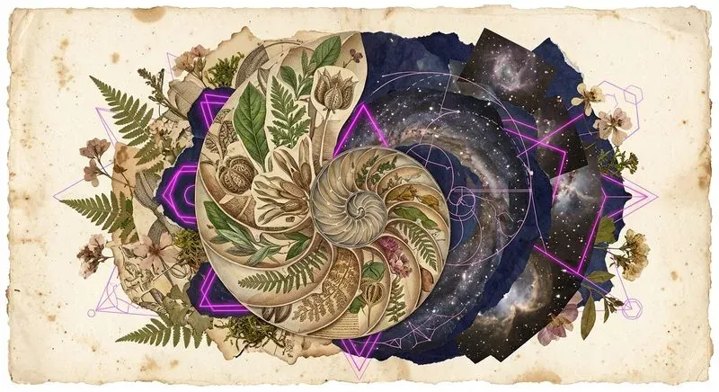 Surreal Vintage Specimen Collage Art