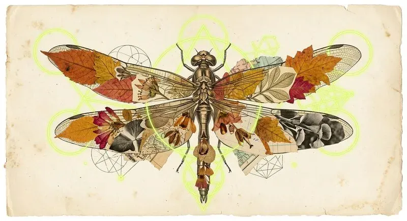 Surreal Vintage Specimen Collage Art