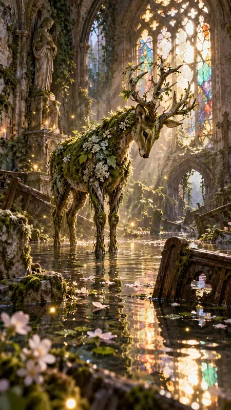 Storytelling Moss Lichen Creatures