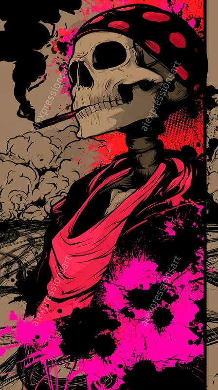 Hot Pink Grunge Streetwear Mascots
