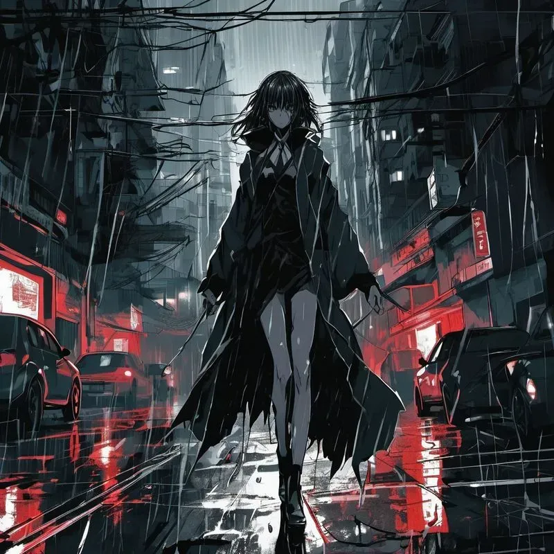 Dark Cursed Sorcerer Anime Scenes