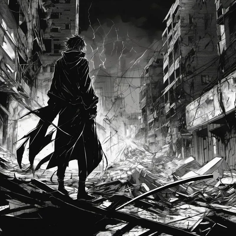 Dark Cursed Sorcerer Anime Scenes