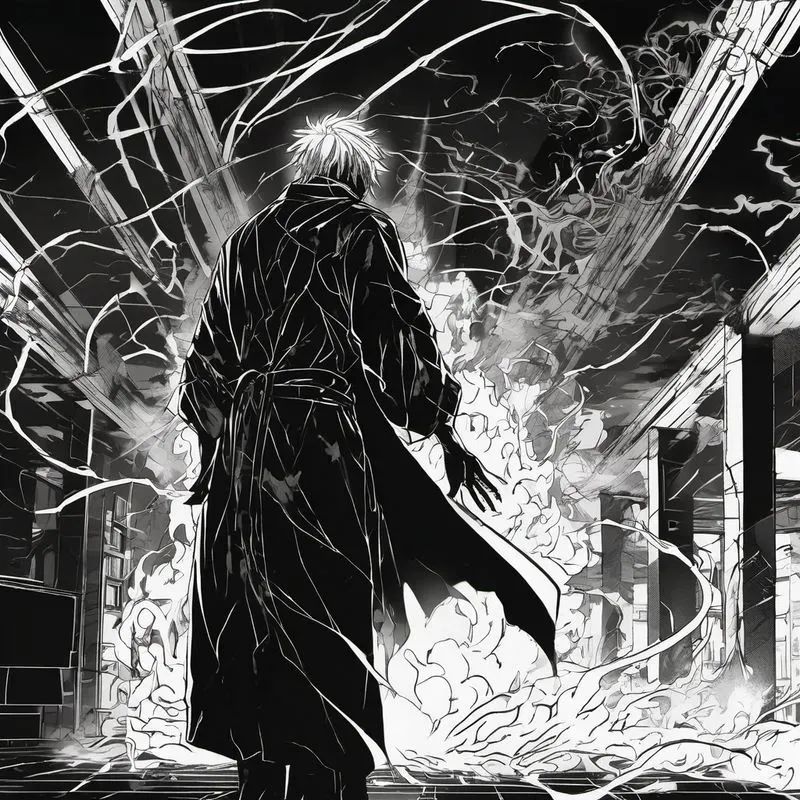 Dark Cursed Sorcerer Anime Scenes