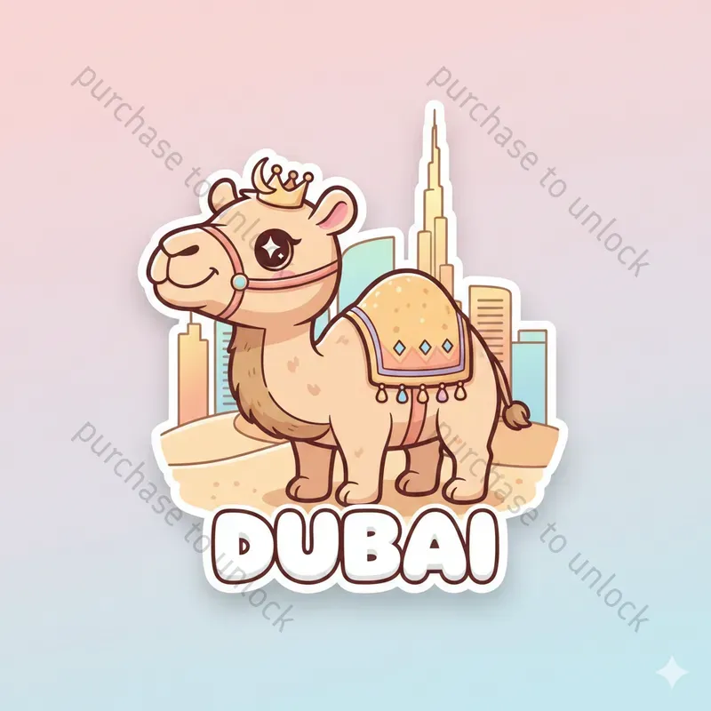 Kawaii City Animal Stickers